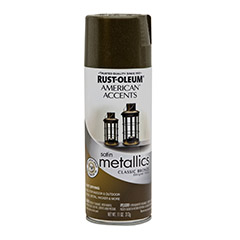 Rust-Oleum American Accent Spray Paint 11oz Aged Bronze 1 Each 202646