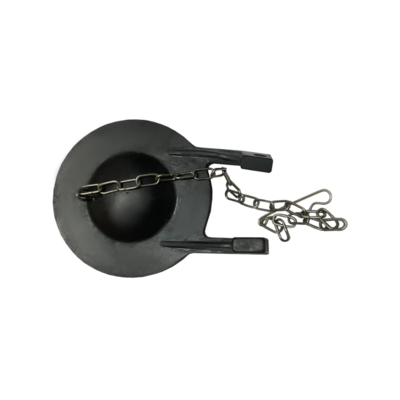 FLAPPER W/SS CHAIN RUB BLK