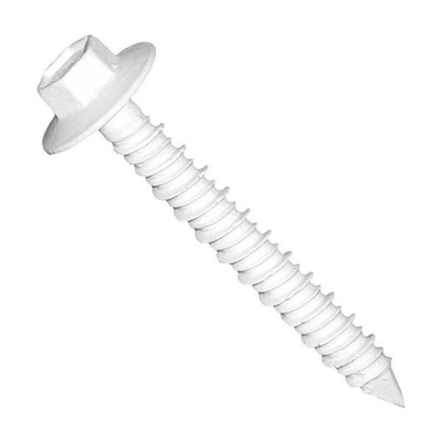  Hillman  Washer Head Concrete Screw Anchor 1/4x2-1/4 Inch  White 1 Each 375326