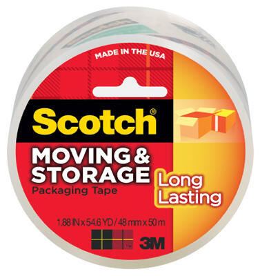  Scotch Storage Tape  1.88 Inchx54.6 Yard Clear 1 Each 3650