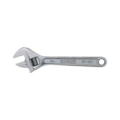  Stanley  Adjustable Wrench  8 Inch  1 Each 95IB87432
