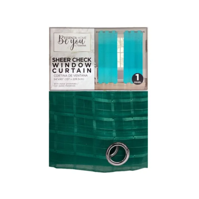 SHEER CHECK PANEL W/6 GROMMETS