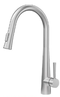 KITCHEN FAUCET SS 2F PULL DWN