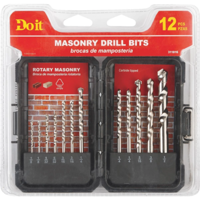  Irwin Masonry Drill Bit Set 1 Each 895571DB