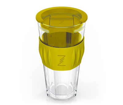  Pasabahce Zest Tumbler Glass 475cc Yellow 1 Each 748-52707AM