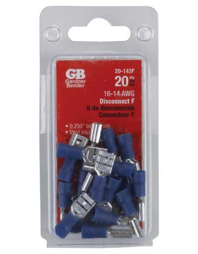 Gb Electrical Female Disconnect 16-14Awg  1 Each 20-143F