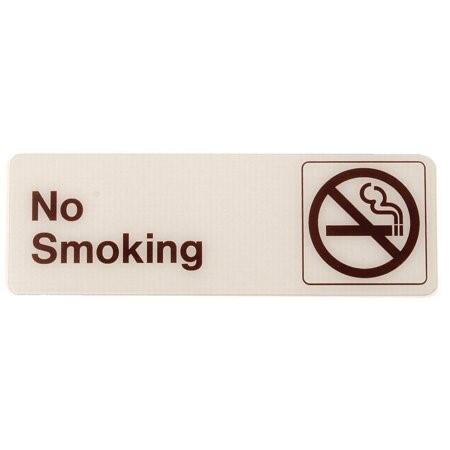  Hy-Ko No Smoking Sign 3x9 Inch  1 Each D-6