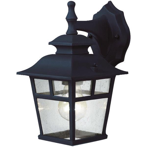  Home Impressions Lamp Fixture Outdoor 1 Light Black 2 Pack IOL183TBK-C