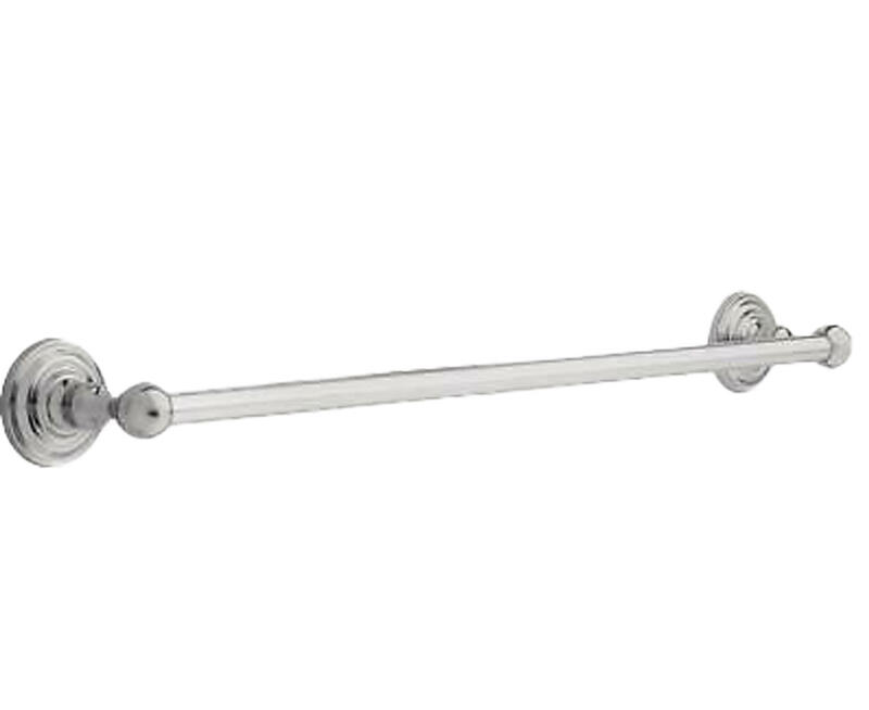  HomePointe Rounded Towel Bar 18 Inch  Chrome 1 Each 623957HP