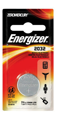  Energizer Battery Lithium 3V 1 Pack ECR2032BP