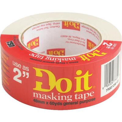  Do It Best General Purpose Masking Tape 1.88 Inchx60 Yard 1 Roll 77659