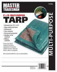 MT Tarpaulin Cover 10x12 Foot Green And Brown 1 Each KT-NT0810GB: $39.38