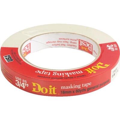  Do It Best General Purpose Masking Tape 0.70x60 Yard 1 Roll 77656