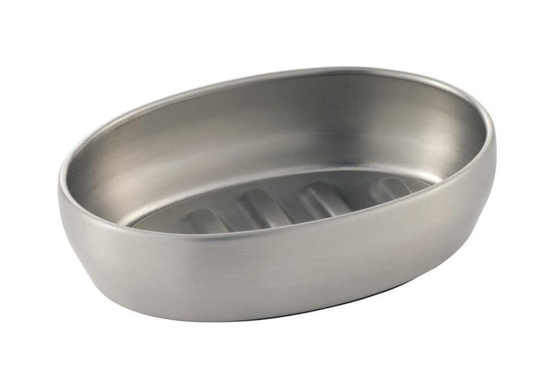  iDesign Soap Dish Stainless Steel  1 Each 28220