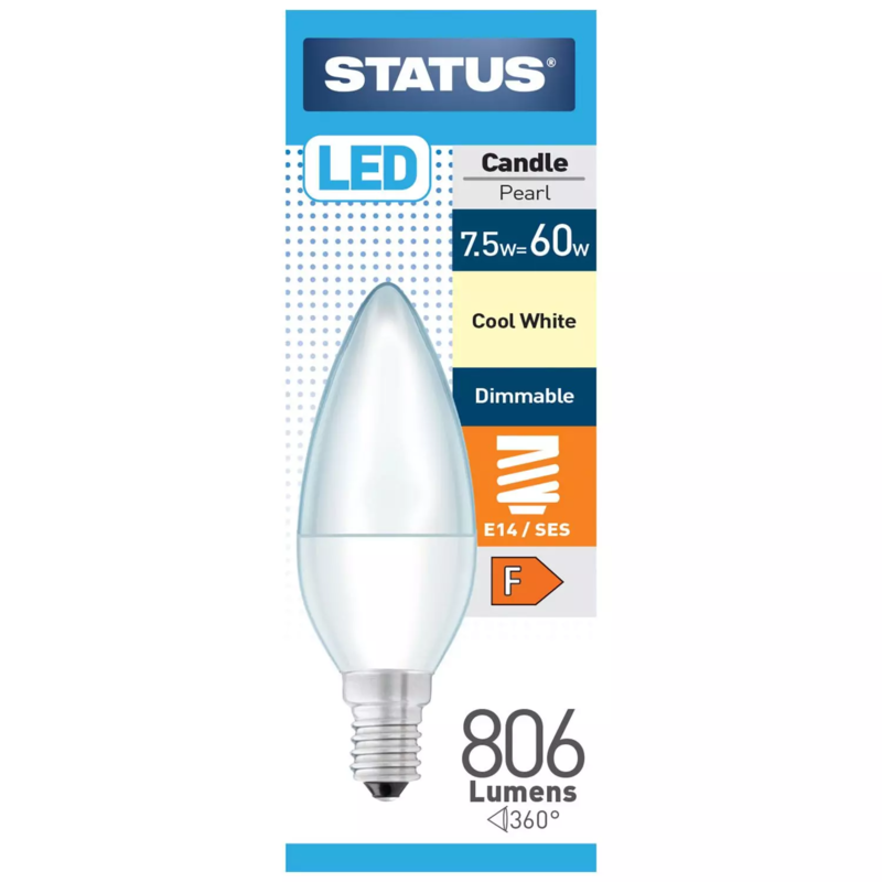 BULB DIMMABLE 60W E14 7.5W