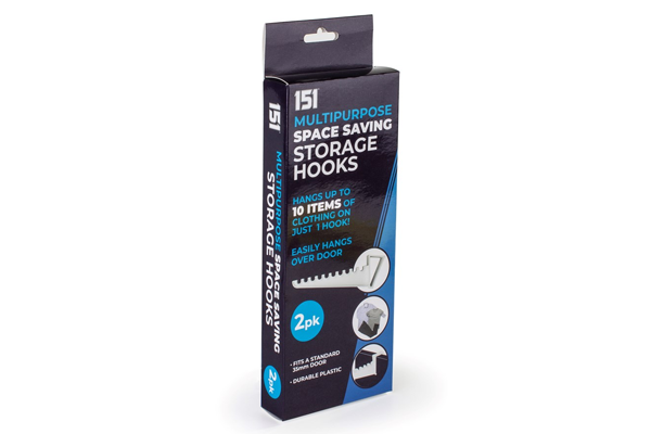 MULTI STORAGE HOOKS 2PK