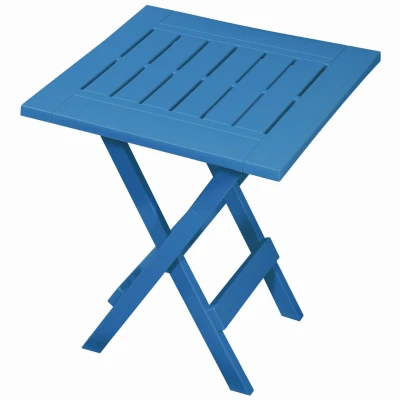 RESIN FOLDING TABLE ISLAND BLU