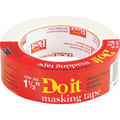  Do It Best General Purpose Masking Tape 1.4 Inchx60 Yard 1 Roll 77658