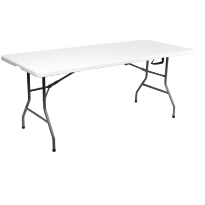  Yixiang  Long Table  154x74x74cm 5Ft  White 1 Each YX-C152-3X