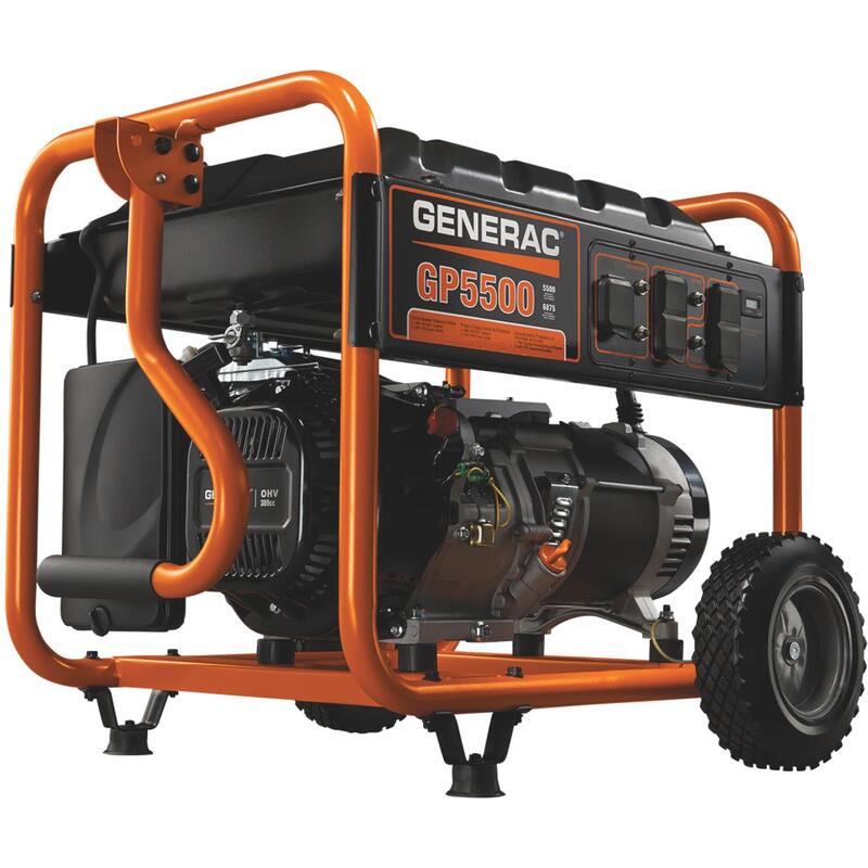 Generac Generator Gasoline Portable Gp5500w 1 Each 5939