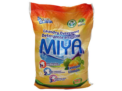 Miya Detergent Powder Lemon Scent 10kg 1 Each 011-188687