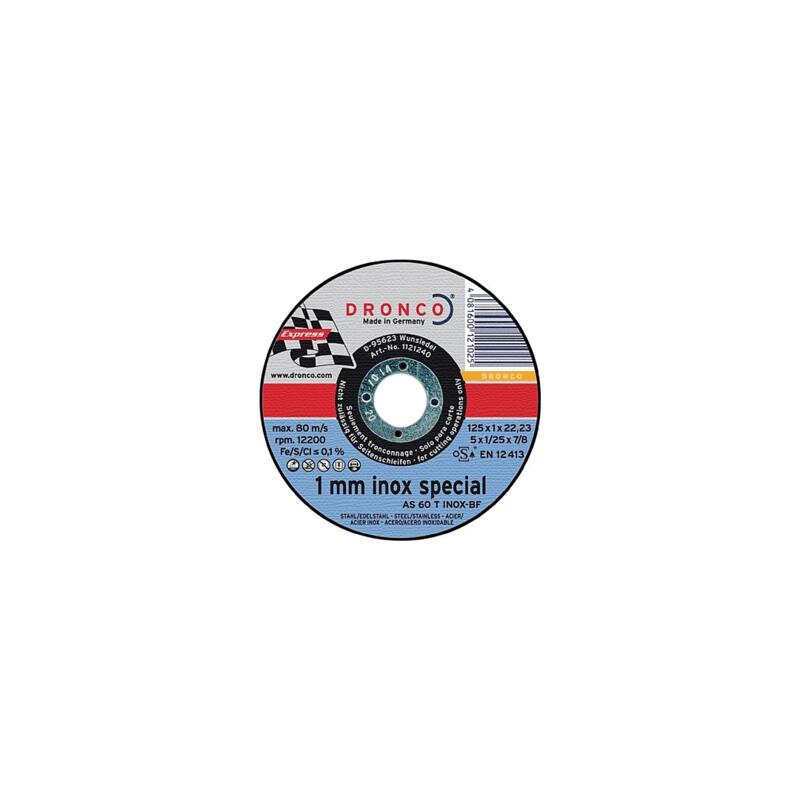  Dronco Cutting Disc  115x1x22.3 M  1 Each 1111240