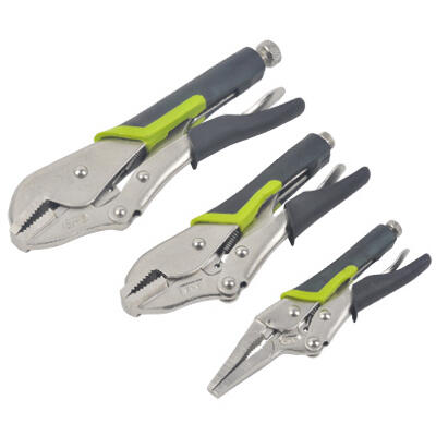 LOCK PLIERS 3PC SET MM M/D