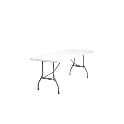  Yixiang  Long Table  182x74x74cm 6Ft  White 1 Each YX-C182-3X