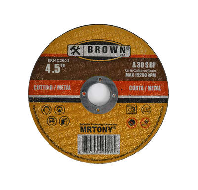  Brown USA Cutting Disc 4.5x1/8x5/8 Inch  1 Each BRMC2003