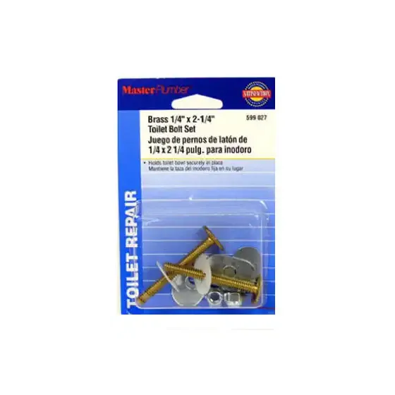 TOILT BOLT 1/4X2-1/4 2PK M/D