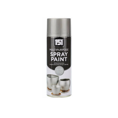 151 Metallic Spray Paint 400ml Silver 1 Each TAR039