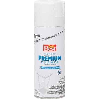 Do It Best Semi Gloss Enamel Spray Paint White 1 Each 203492D