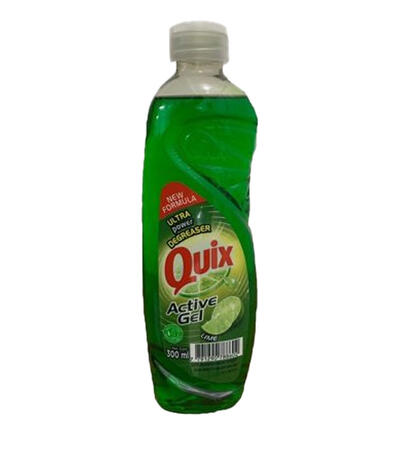 Quix Dishwashing Liquid Soap Lime 300ml 1 Each 604018