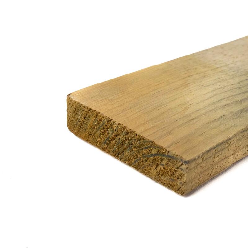 Lumber Pitch Pine #1 S4S Treated 1x3x12  1 Length