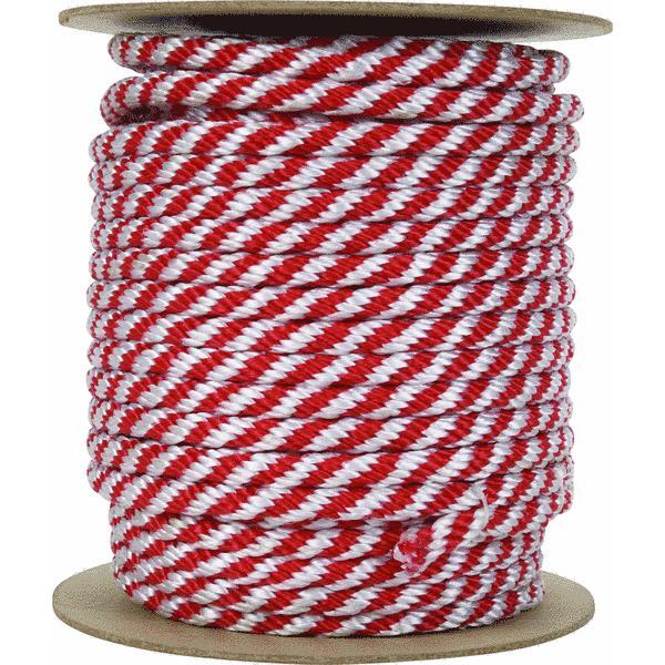 DIB Derby Polypropylene Rope 5/8 Inx150 Foot Red White 1 Foot 709941