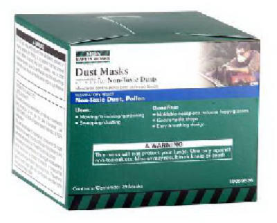  Safety Works  Non Toxic Dust Mask  25 Pack 10059526