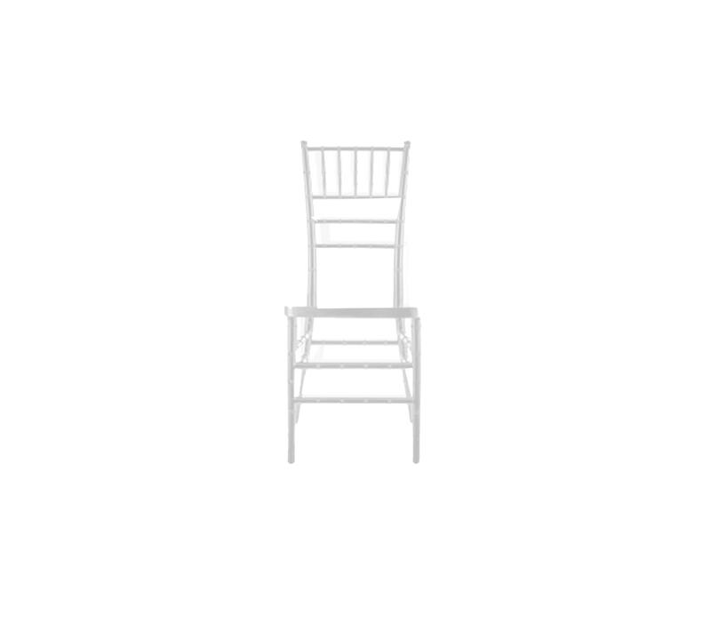  Plastic Chair White 1 Each P2028-0003