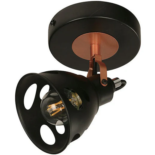 SPOTLIGHT 1L E14 40W M/BLK