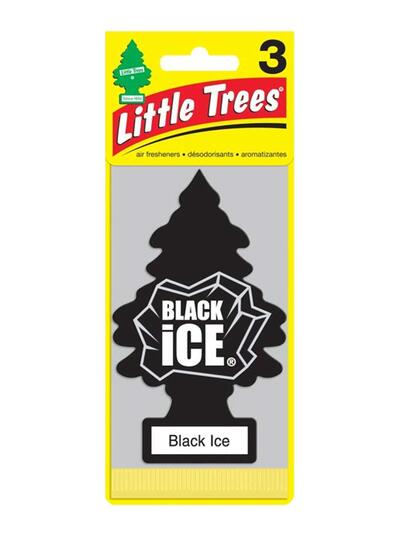  Litte Trees Air Freshener 3 Pack  Black Ice  1 Each U3S-32055