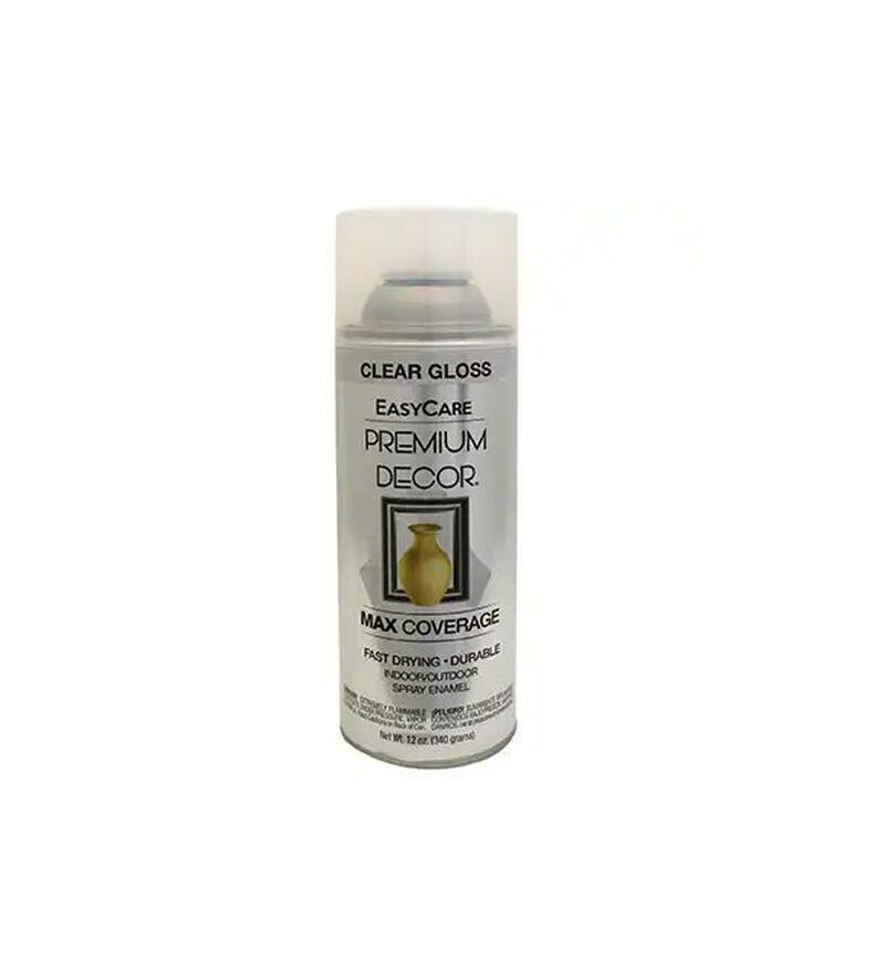 Easy Care Premium Decor Gloss Enamel Spray Paint 12oz Clear 1 Each PDS7-AER