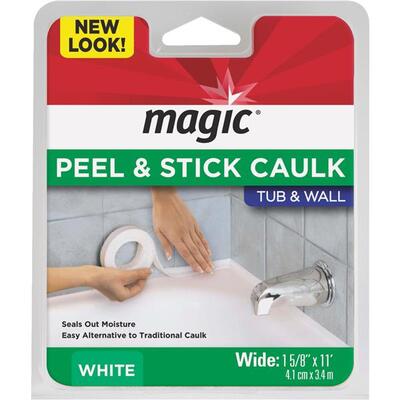  Magic  Caulk Strip  1-5/8x11 Inch  White 1 Each 3016