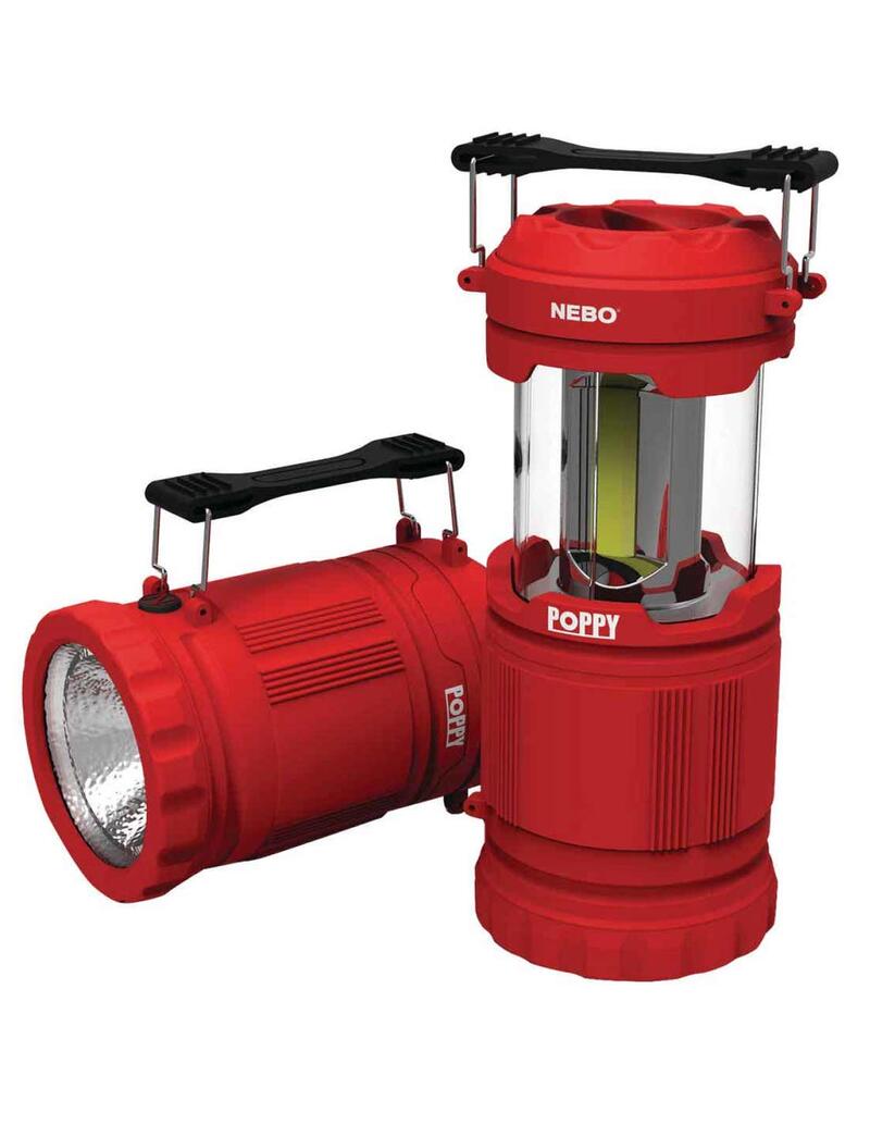  Nebo Lantern LED Rubberized  7 Inch Red 1 Each 6594
