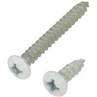  Stanley Bracket Screw 12 Piece  White  1 Each 218990