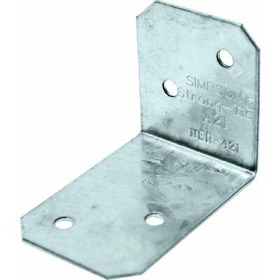  Simpson Strong Tie Galvanized Reinforcing Angle  1 Each A21: $3.52
