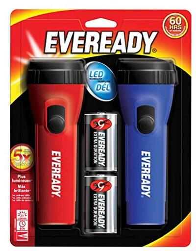  Eveready  Economy Flashlight 2 Pack EVEL152S: $37.28
