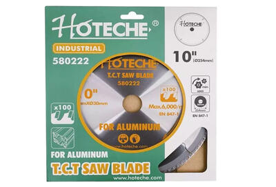 Hoteche TCT Saw Blade For Aluminum 7-1/4x5-8 Inch 80T 1 Each 580204: $66.72