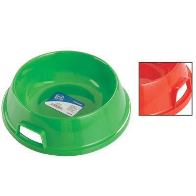 Smart Savers Plastic Circular Pet Food Bowl Assorted 1 Each 080002