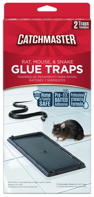 GLUE MOUSE/SNAKE TRAP 2PK