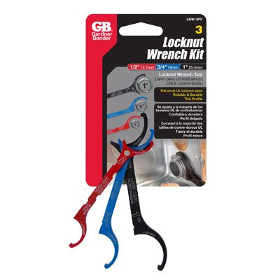 LOCKNUT WRENCH KIT 3PC