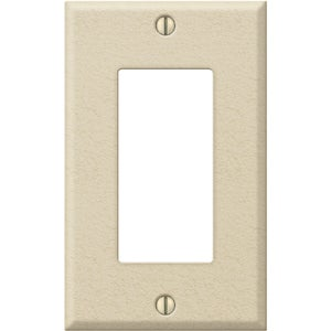 DECO WALL PLATE 1G IVORY  M/D